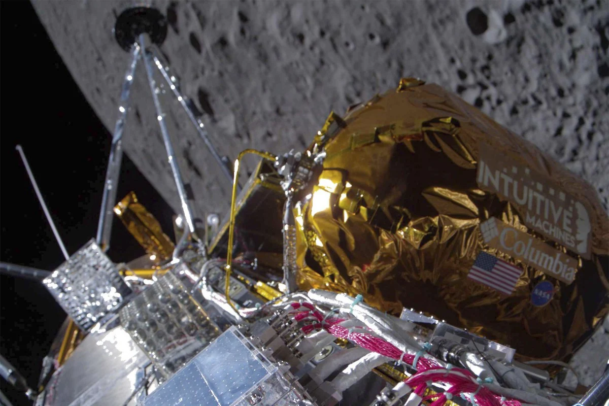 Private Spacecraft Makes Historic Moon Landing