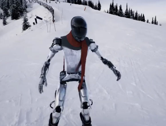 Tesla Robot learns to Snowboard (VIDEO)