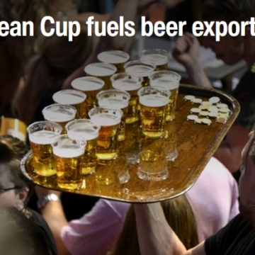 European Cup Fuels Beer Exports