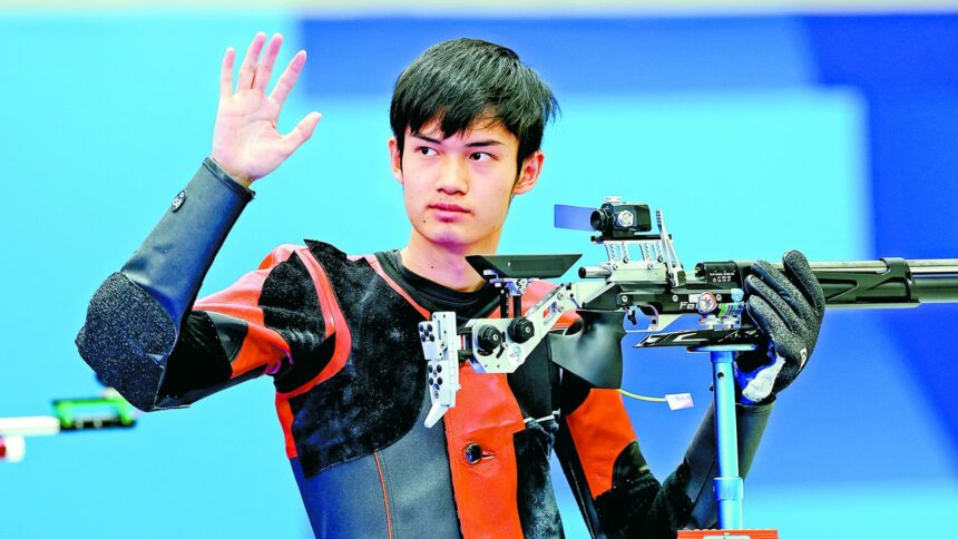 Sheng Lihao Wins Second Olympic Gold in Air Rifle Event