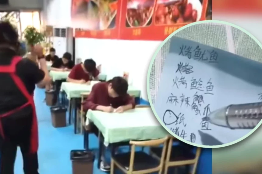 China Restaurant Boss Sets Dish Name Test After Casual Staff Struggle to Take Orders